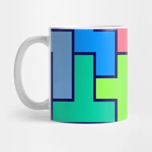 Pentomino rectangle puzzle Mug